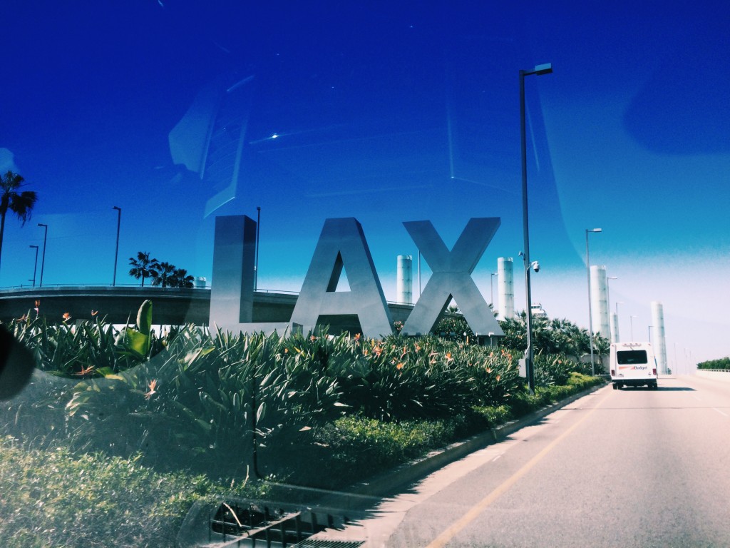 LAX travel post fashion blogger