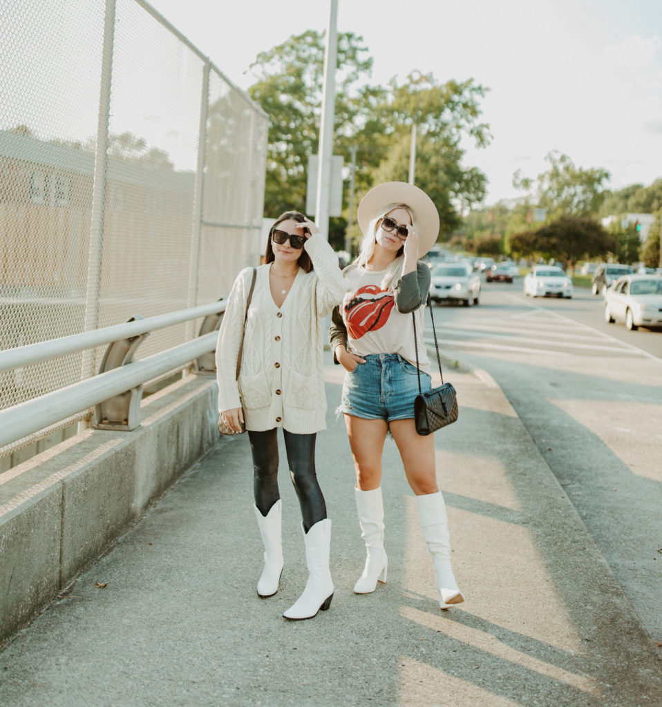 White Boots Are the Secret to Transitional Dressing - theFashionSpot