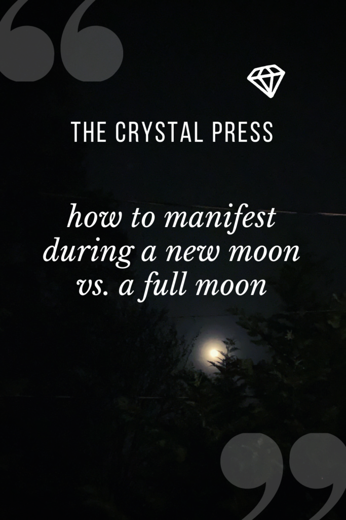 the crystal press new moon