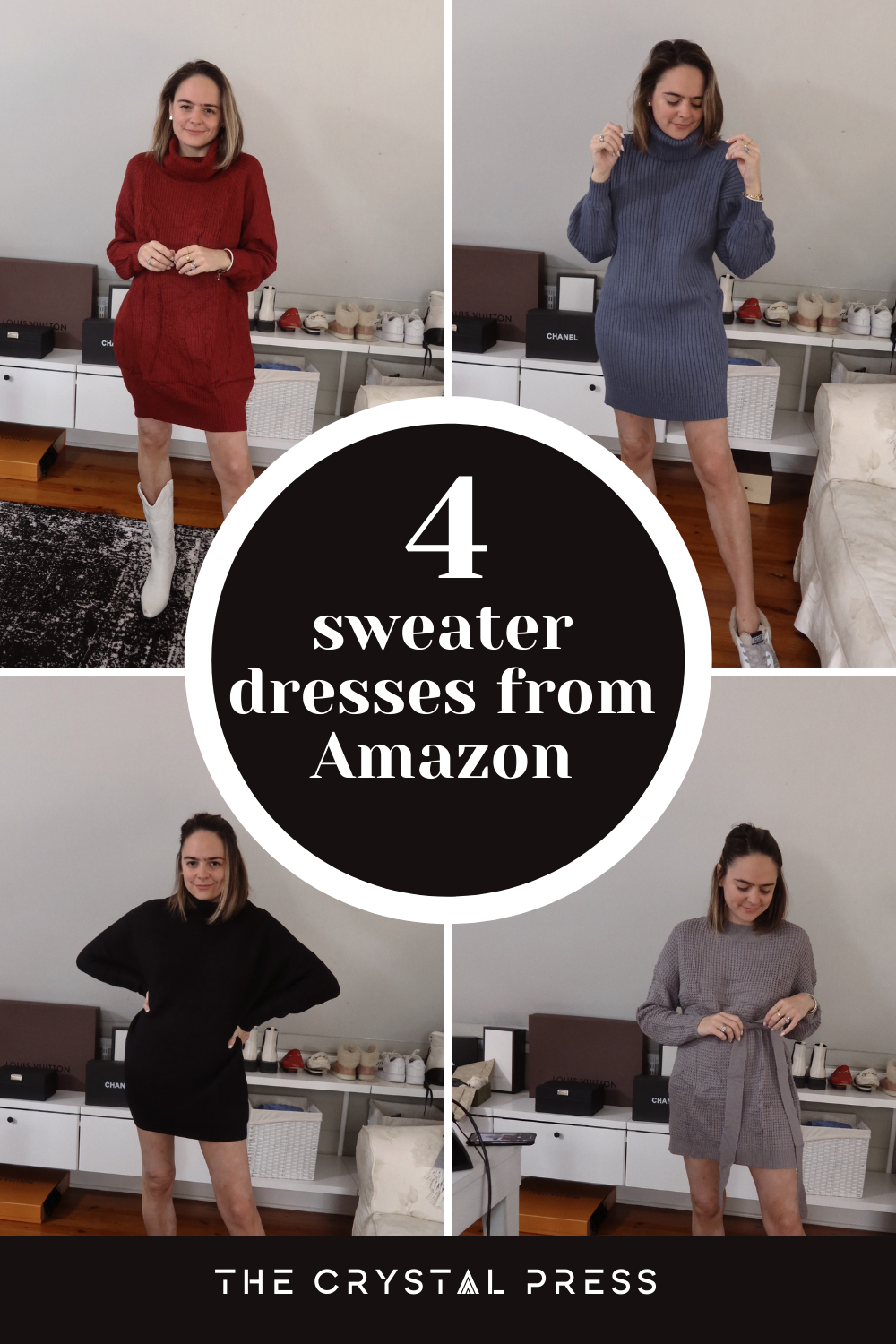 sweater dresses amazon