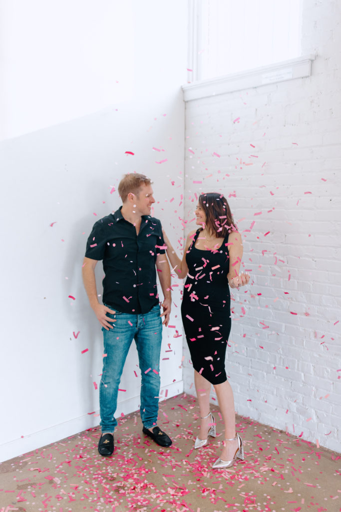 gender reveal studio shoot the crystal press