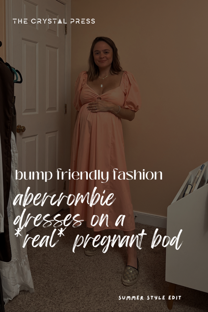 abercrombie dresses pregnancy bump friendly