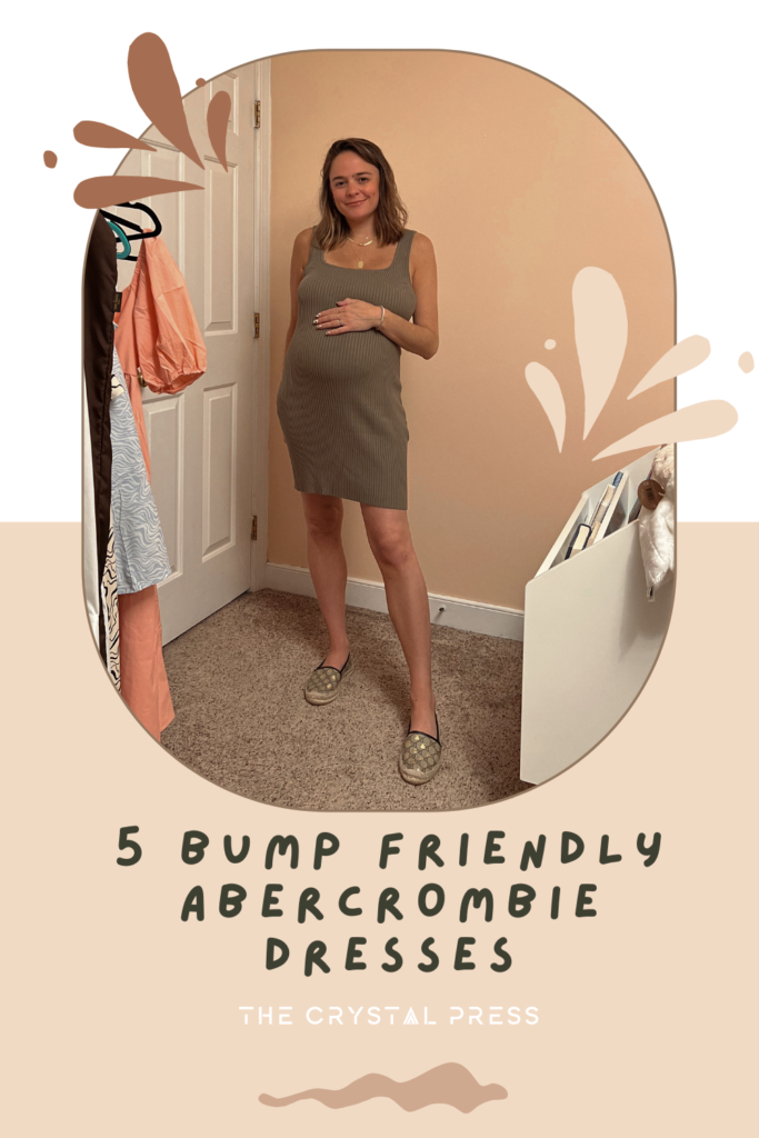 abercrombie dresses pregnancy bump friendly