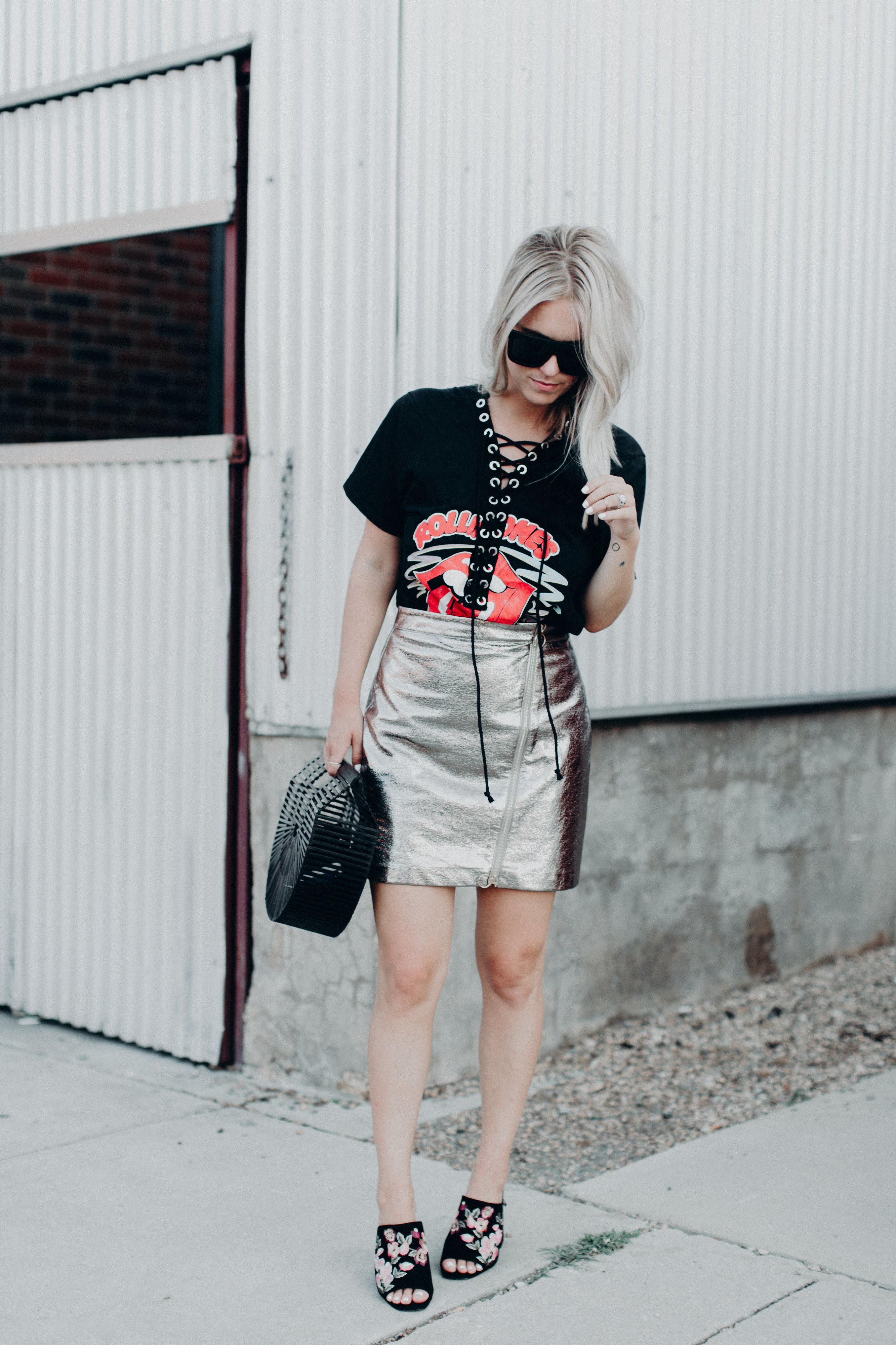 What We're Packing for Fashion Week: Tees + Metallics | the crystal ...
