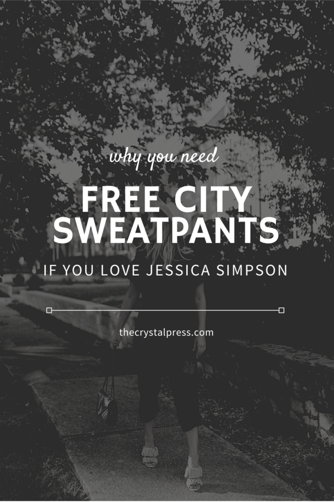 free city sweatpants the crystal press