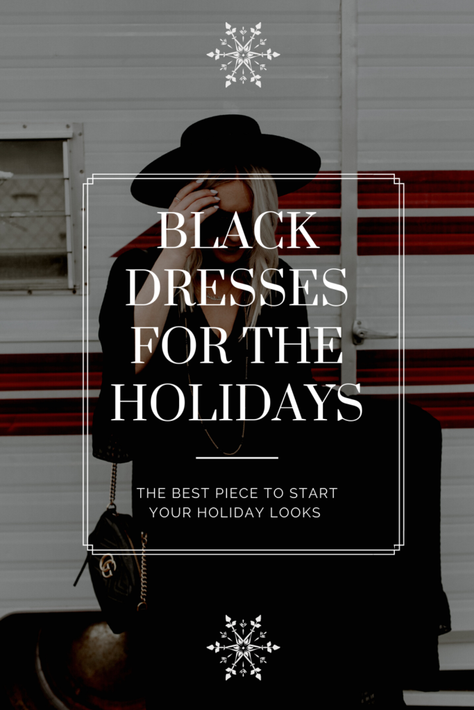 the crystal press black dress holidays