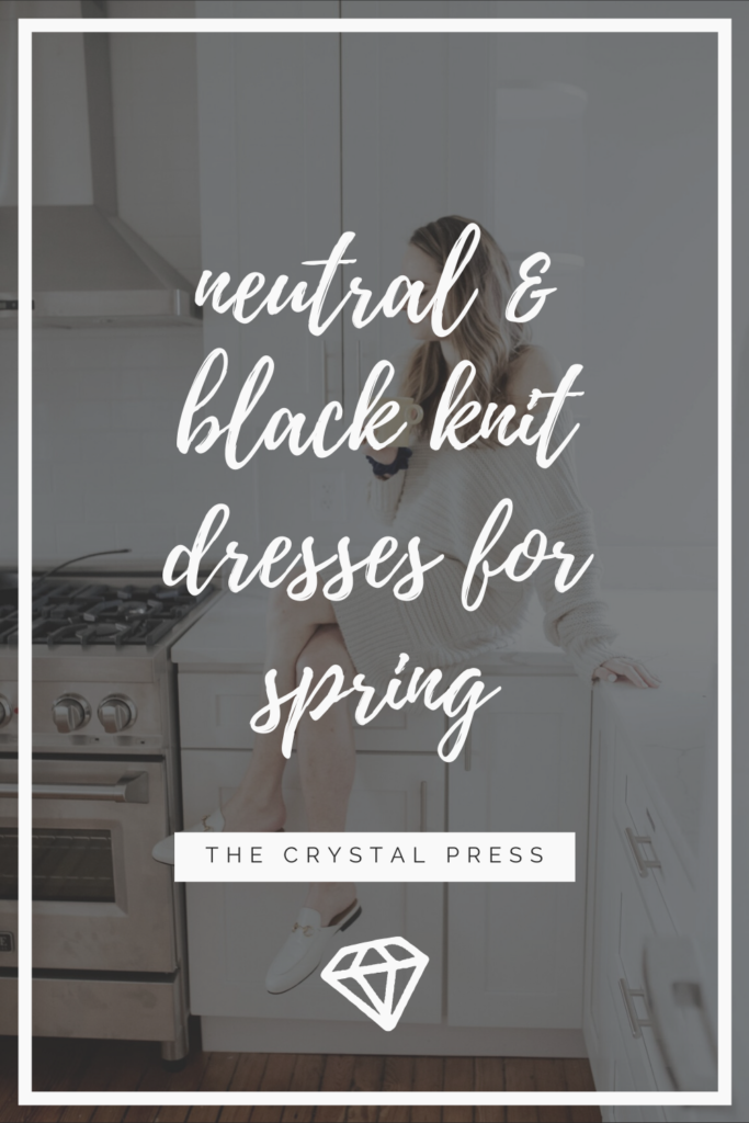 the crystal press fashion knit dress