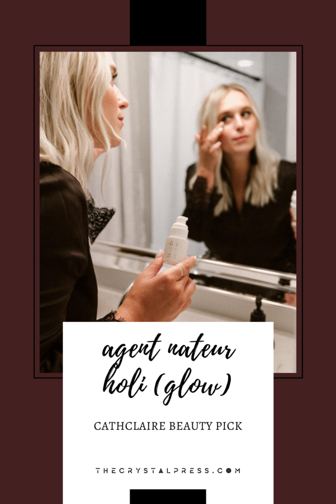 agent nateur holi (glow) serum