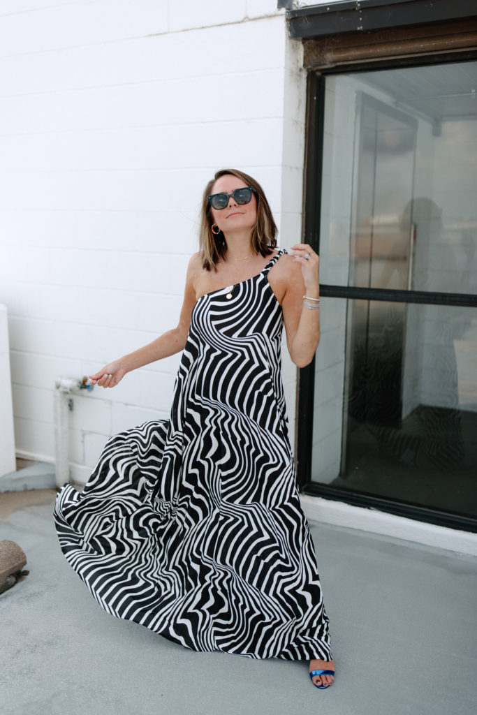 Bold Orange Zebra Print Shirt Dress | LOVESTITCH